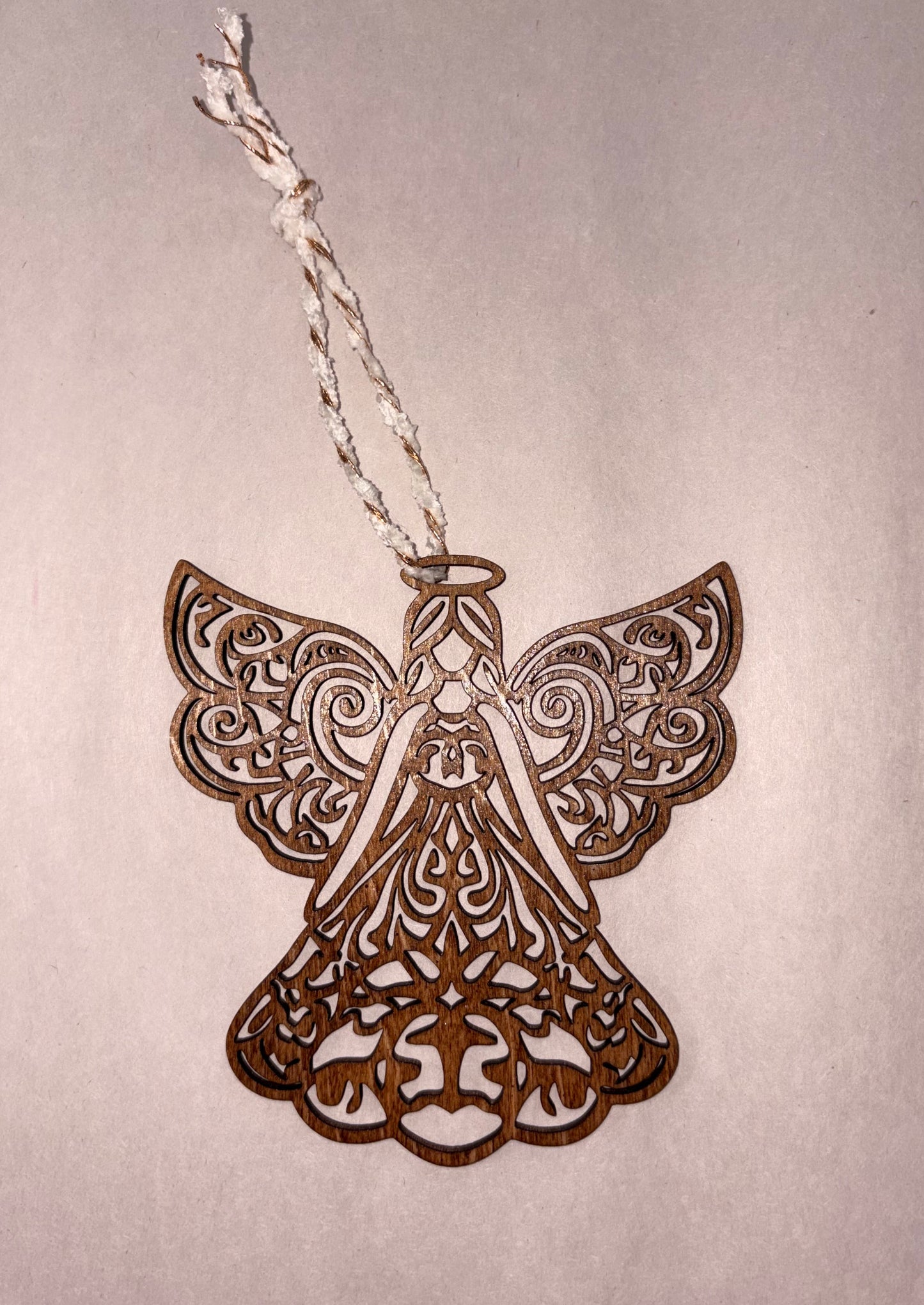 Carved Angel Ornament