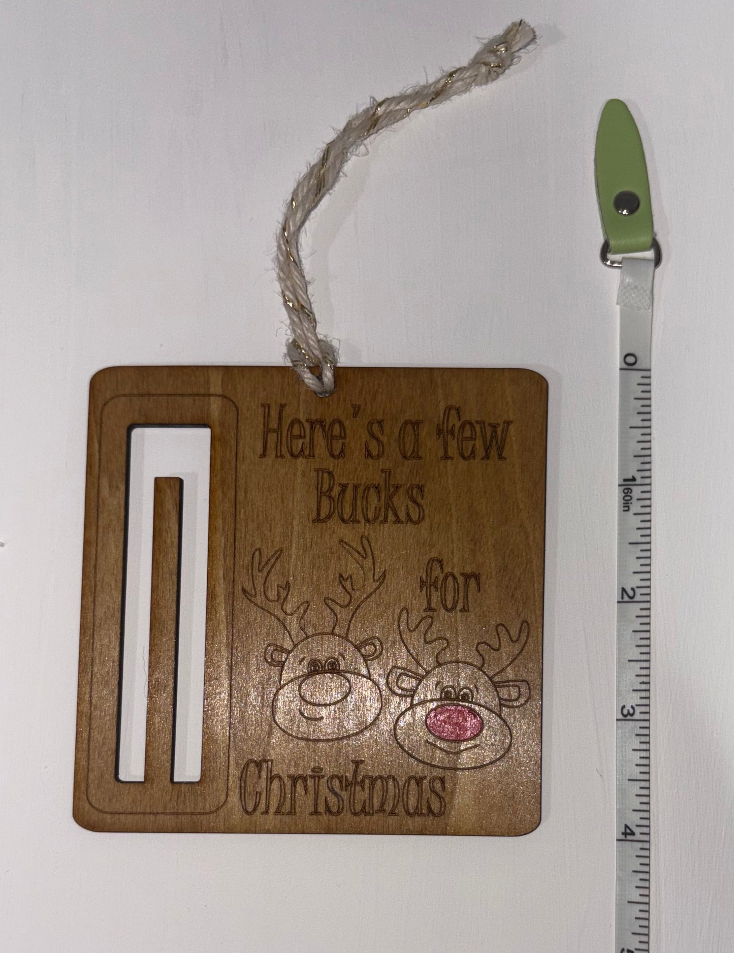 Money Holder Christmas Ornament