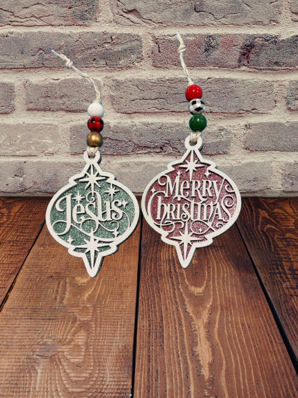 Handmade Wooden Christmas Ornaments