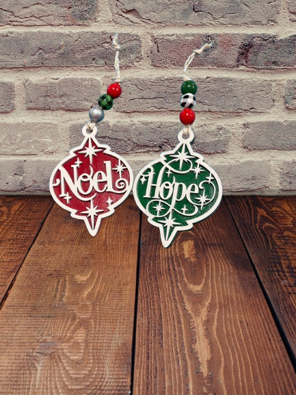 Handmade Wooden Christmas Ornaments